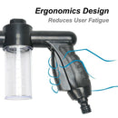 Garden Hose Foam Nozzle, 8 Mode Adjustable Foam Sprayer, Car Washer, Water