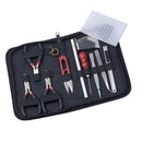 12Pcs  Jewelry Making Kit Supplies with Zipper Storage Case Starter Jewelry Tool