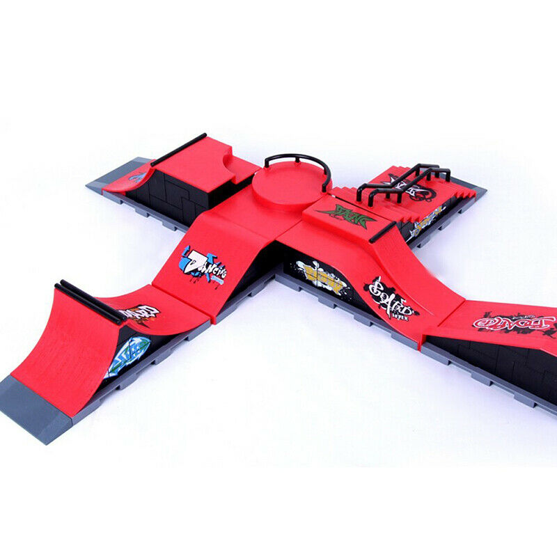 Skate Park Ramp Parts for Tech Deck Fingerboard Finger Board (A) E1P3