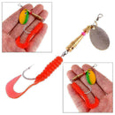 10.5CM Fishing Bait Lure Hook Spoon Jigging Spinner Accessories 7.3g Nice W H0Q3