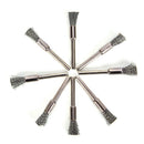 5mm Stainless steel wire brush die grinder shank power rotary drill tool 15pc OZ