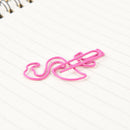 5Pcs/lot Pink Flamingo Bookmark Planner Paper Clip for Book Stationery School FT
