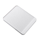 Dish Drying Drip Rack Drainer Dryer Kitchen Cup Storage Tray Organizer White