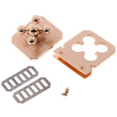Metal Buckle Twist Clasps Turn Lock Snap Twist Locks For DIY Handbag Craft BagJR