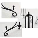 (2 Pack)Iron Display Stand, Black Iron Easel Plate Display Photo Holder Sta Y1A6