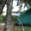 Camping Grill Hanging Pot Stand Detachable Outdoor Tripod Hanging Rack Set