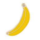 Cute Girls Corsages Women Fruit Shaped Brooch Lapel Pin Jewelry (Banana) A