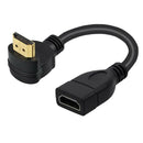 15cm HDMI Male To Female Extension HD Cable/Adapter Cable/Video/Cable Black 90