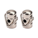 2 Pieces Chrome Large Banjo Hooks Musical Instrument Replacement Accessory