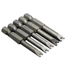 5Pcs Set Security Bit Set Tamper Proof Screwdriver Drill Bit Screw Driver B O9O2