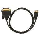 3.3ft HDMI Male to Male DVI Monitor Display Adapter Cable Line for HDTV HD