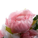 flowers peony silk wedding 10 head bouquet decorative ornaments artificial