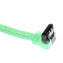 10-Inch SATA III 6.0 Gbps Cable with Locking Latch and 1 x 90-Degree Plug