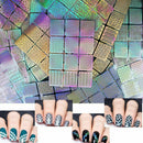 12 Tips/Sheet Nail Art Manicure Stencil Stickers Nails Stamping Vinyl Decals Kit