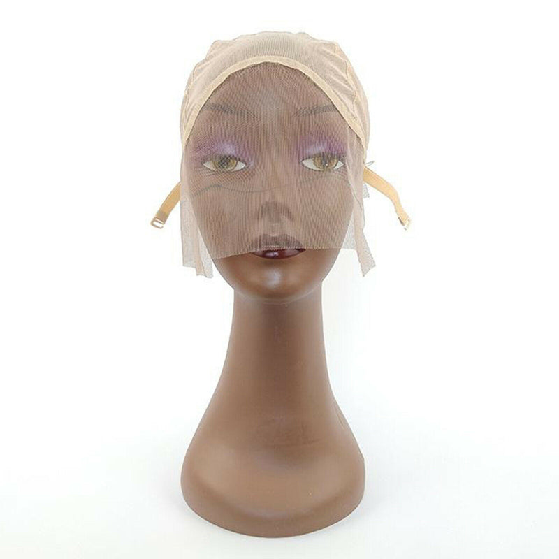 Lace Front Wig Cap with Adjustable Straps, Wig base for Ventilating or Knotting,