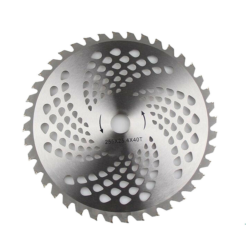 10'' 40 Teeth Steel Blade for Brush Cutter Strimmer, Weed Eater Blade