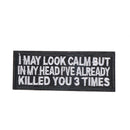 1pc i may look cloth badges patch embroidered applique sewing label patches ï¼W