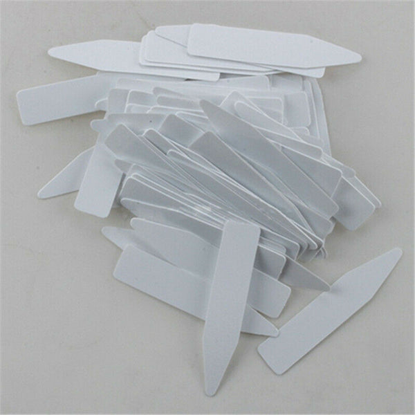 100 Pcs Reusable Pvc Plant Tag Label Tree Fruit Seedling Garden Flowerpot P