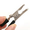 5Pcs 50mm Plastic Durable Handle Test Probe Metal Alligator Clips with Sc JR