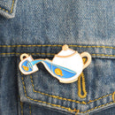 Cute Enamel Piercing Brooch Pins Shirt Collar Pin Breastpin Women Jewelry LJ