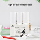 3 Rolls White Thermal Photo Paper for P1 P2 P2S Mini Pocket Thermal Printer