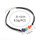 Ornaments Colorful Beads Necklace Yoga Buddha Beads Energy Seven Chakra AUBD3C