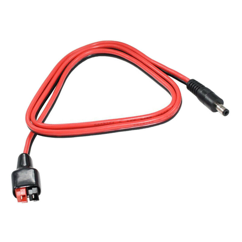 5.5mm x 2.1mm DC Male Power Plug 1M 15A for Portable Generator 14AWG Wire