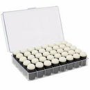 40Pcs Finger Sponge Dauber Painting Ink Pad Stamping Brush Craft Case Art T