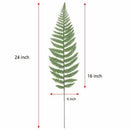 10PCS Artificial Boston Fern Bush Plant Faux Leaves Green Plants for Home D