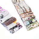 10PC Newspaper Series Nail Foils Stickers Transfer Paper Nail Art Decoration DIY