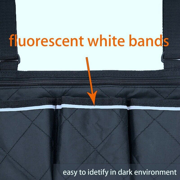 Wheelchair Side Bag for Back Wheelchair Storage Bag Pouch Fits Most Bed Rai B2N8