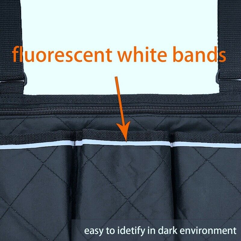 Wheelchair Side Bag for Back Wheelchair Storage Bag Pouch Fits Most Bed Rai B2N8