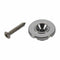 Round Bass Guitar String Retainer Tree, 2 pcs (chrome)