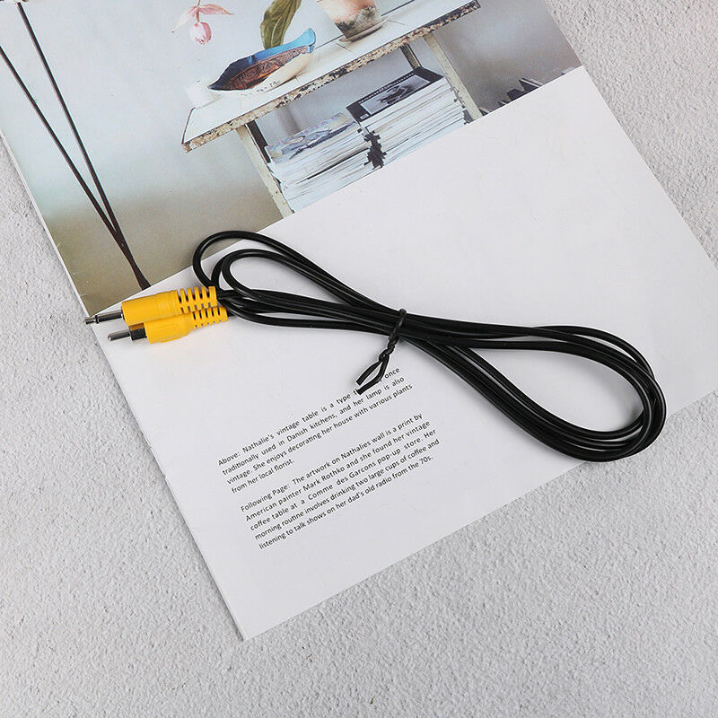 3.5mm 1/8" mono male plug to single rca male audio video^cable adapter cord 1 TE