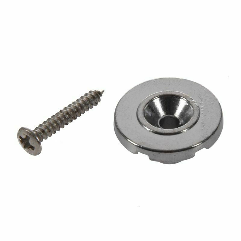 Round Bass Guitar String Retainer Tree, 2 pcs (chrome)