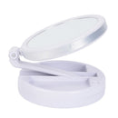 2x Magnifying Makeup Mirror Beauty Stand Double Side with LED Light Cosmetic lj