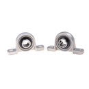 2Pcs 12mm Diameter Bore Ball Bearing Pillow Block Mounted Support KP001  ON