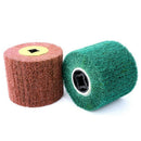 120x100x19Mm P180 Non-Woven Nylon Flap Brush Satin Drawing Polishing Deburr