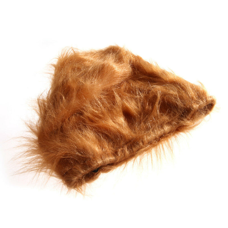 Pet Costume Lion Mane Wig For Dog Halloween Festival Fancy Dress Up