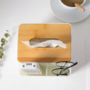 Bamboo Multifunctional Tissue Holder Cover Tissue Holder Napkin Paper Makeup