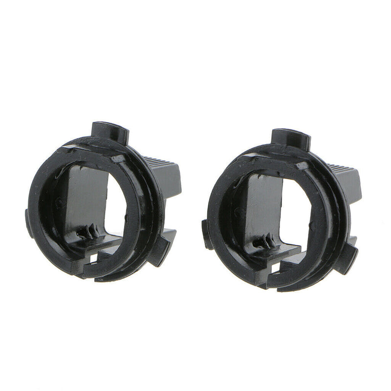 2Pcs Car H7 Xenon Lamp Bulb Base Adapter Holder Conversion Kit For Kia Black