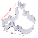 1PC Christmas Deer Mold Cookie Cutter Fondant Cake Decor Biscuit Pastry Mo BX