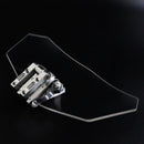 Motorcycle Windshield Extension Spoiler Windshield Deflector Adjustable Cli