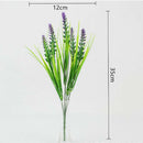 Artificial Silk Floral Flower Lavender Bouquet For Home Wedding Garden Decors
