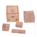Wooden Bricks Toddler Kids Brick Building Blocks Stacking Game Toys in Box