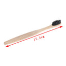 4X Colorful Rainbow Soft-Bristle Pure Bamboo Toothbrush Wood Teeth Brush FibreOZ