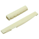 6 String Acoustic Guitar Nut Saddle Part + 2x String Winder +12x Bridge Pin