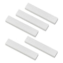 5 Pcs Unslotted Bridge Saddles Nuts Guitar Replacement Parts 52x6x9.5mm