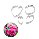 4pcs/set Peony Flower Petal Fondant Mold Cozinha Cookie Cutter Cake Tools