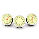 Auto Car Dashboard Decoration Ornaments Luminous Clock Thermometer Hyg3C